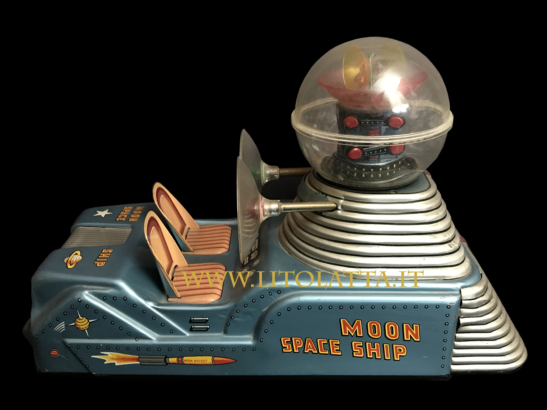 MOON SPACE SHIP NOMURA TOYS - Foto dalla collezione di Giovanfranco di Giunta.